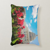 米国、Washington D.C.の国会議事堂の建物 アクセントクッション (正面(垂直))