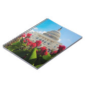 米国、Washington D.C.の国会議事堂の建物 ノートブック (左側)