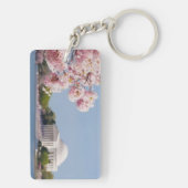 米国、Washington D.C.の桜 キーホルダー (裏面)