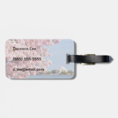 米国、Washington D.C.の桜 ラゲッジタグ (裏面横)