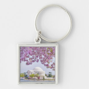 米国、Washington D.C.の開花の桜 キーホルダー