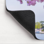 米国、Washington D.C.の開花の桜 マウスパッド (コーナー)