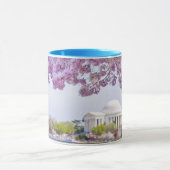 米国、Washington D.C.の開花の桜 マグカップ (中央)