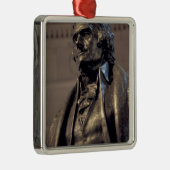 米国、Washington D.C。 トーマス・ジェファーソンの記念物 メタルオーナメント (右)