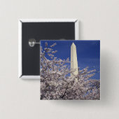 米国、Washington D.C。 桜のフェスティバル 缶バッジ (正面&裏面)