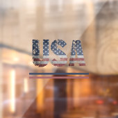 *～*米国AP16国旗グランジ愛国米国 ウィンドウサイン (シート2)