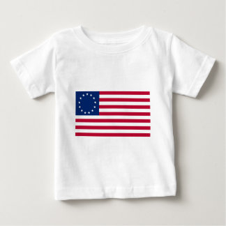 米国Betsy Rossの旗 ベビーTシャツ