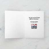 米国BMXは健康なカードを得ます カード (内部)