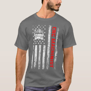 米国CNCオペレーター機械工 Tシャツ