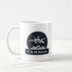 米国F/A-18ジェット戦闘機 コーヒーマグカップ