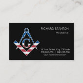 米国Freemasonicの記号 名刺 (正面)