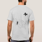 米国Geocacher Tシャツ (裏面)