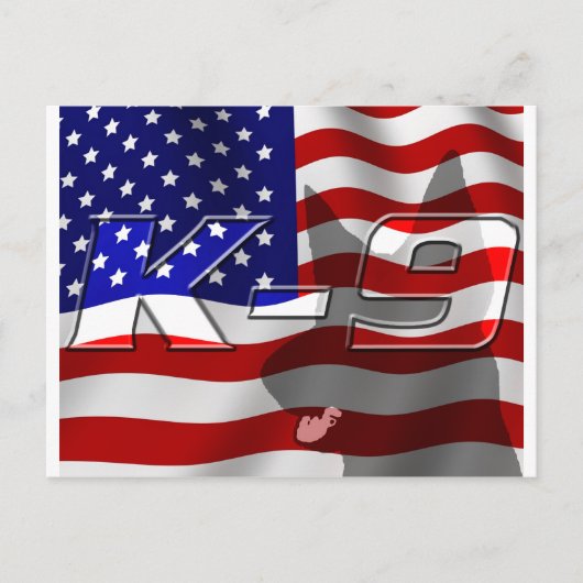 米国K9デザイン ポストカード (正面)