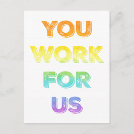 米国LGBTQの抗議ポストカードで作業 ポストカード