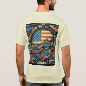 米国Tシャツのトレンド2025：ミニマリストより Tシャツ (裏面)