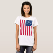 米国Tシャツ国旗 Tシャツ (正面フル)