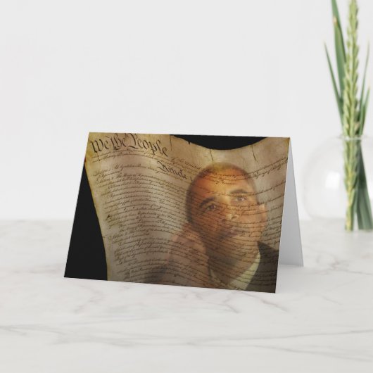 米大統領の大統領民主党候補 カード (正面)