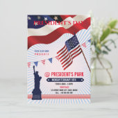 米大統領デー・フライヤー 招待状 (スタンド正面)