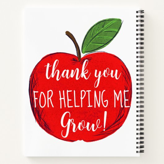 米感謝してい国の救済リンゴ栽培先生 ノートブック (裏面)