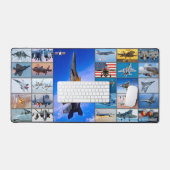 米戦闘機「モンタージュ」 デスクマット (キーボード&マウス)