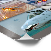 米戦闘機「モンタージュ」 ポスター (コーナー)