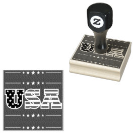 米文学国旗の星 | ラバースタンプ