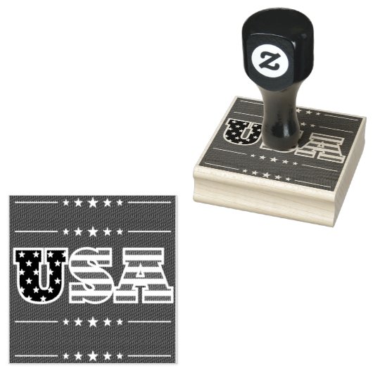 米文学国旗の星 | ラバースタンプ (押印)