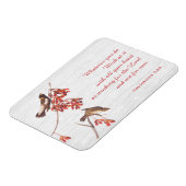 米文鳥と詩 マグネット (左側)