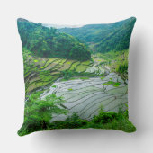 米段丘景観（フィリピン） クッション (裏面)