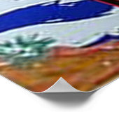 米海兵隊と着陸する ポスター (角)