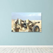 米海兵隊は魔法使いを撃つ準備をする2 キャンバスプリント (インサイチュ (ウッドフロア))