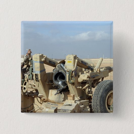 米海兵隊は魔法使いを撃つ準備をする2 缶バッジ (正面)