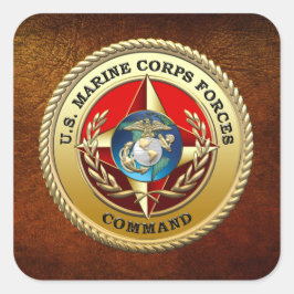 米海兵隊司令部(MARFORCOM) [3D] スクエアシール