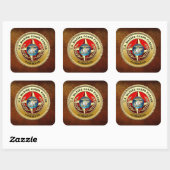 米海兵隊司令部(MARFORCOM) [3D] スクエアシール (シート)