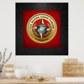 米海兵隊司令部(MARFORCOM) [3D] ポスター (キッチン)