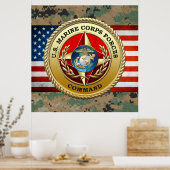 米海兵隊司令部(MARFORCOM) [3D] ポスター (キッチン)