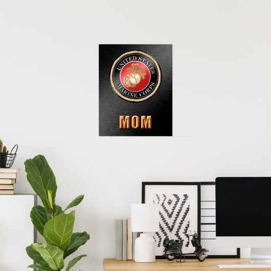 米海兵隊母 ポスター (ホームオフィス)