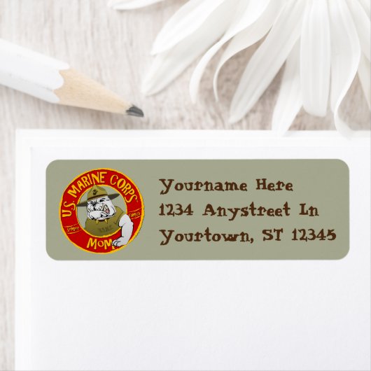 米海兵隊母 ラベル (インサイチュ)