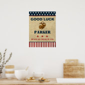 米海兵隊送別会パーティー – リクルート訓練 ポスター (キッチン)