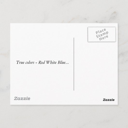 米海兵隊 ポストカード (裏面)