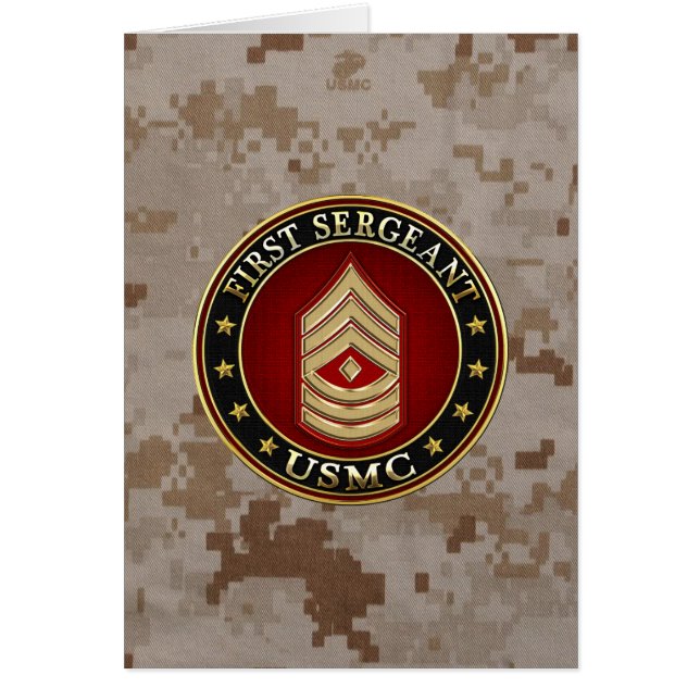 米海兵隊：一等軍曹(USMC 1stSgt) [3D] (正面)
