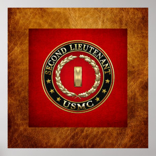 米海兵隊：中尉(USMC 2ndLt) [3D] ポスター
