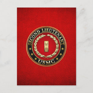 米海兵隊：中尉(USMC 2ndLt) [3D] ポストカード