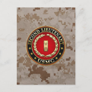 米海兵隊：中尉(USMC 2ndLt) [3D] ポストカード