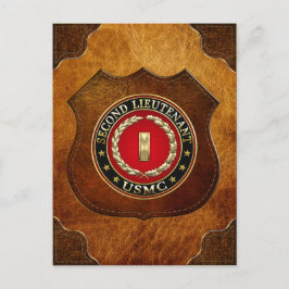 米海兵隊：中尉(USMC 2ndLt) [3D] ポストカード