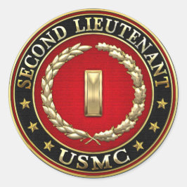 米海兵隊：中尉(USMC 2ndLt) [3D] ラウンドシール