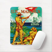 米海兵隊～信号旗 マウスパッド (マウス)