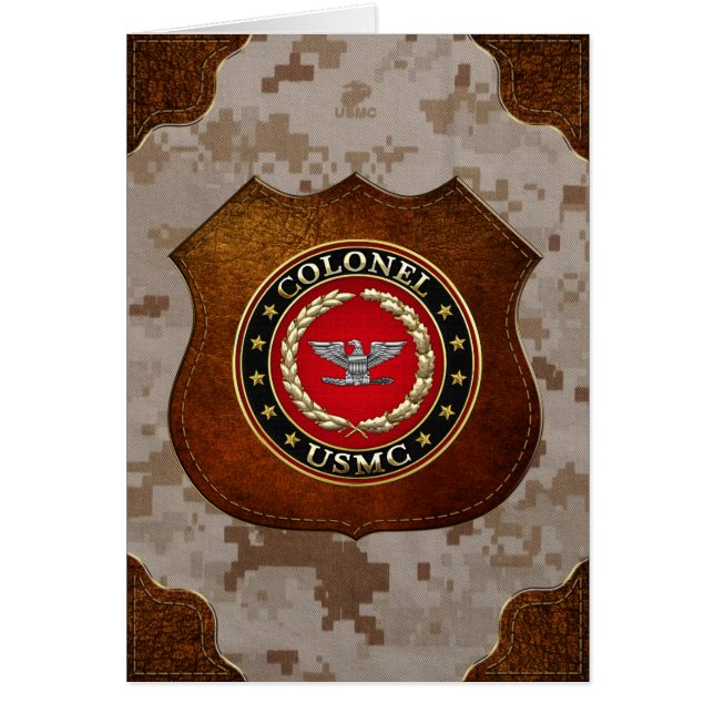 米海兵隊：大佐(USMC Col) [3D] (正面)