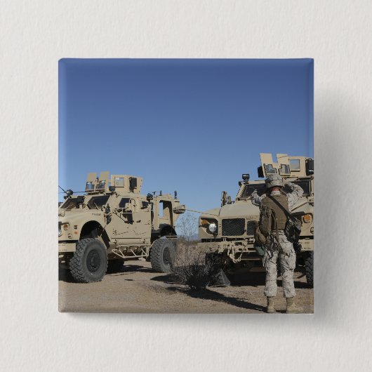 米海兵隊 缶バッジ (正面)