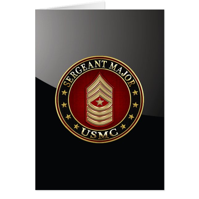 米海兵隊：軍曹専攻の(USMC SgtMaj) [3D] (正面)